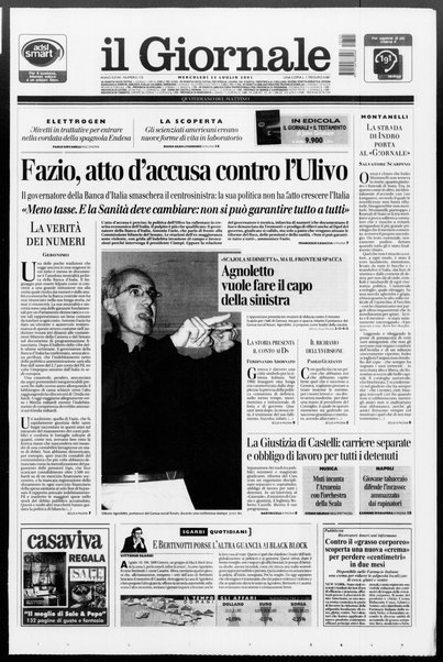 Il giornale : quotidiano del mattino